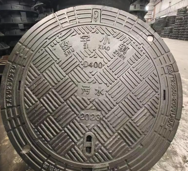 礼县球墨铸铁防沉降井盖展示